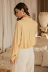 DAISY BUBBLE HEM BUTTON TOP
